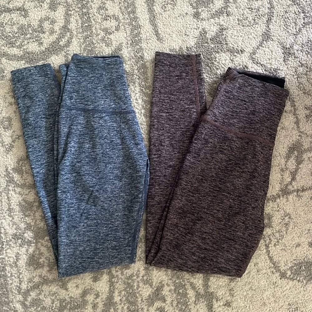 EUC Bundle - 2 small Beyond Yoga HW spacedye midi leggings